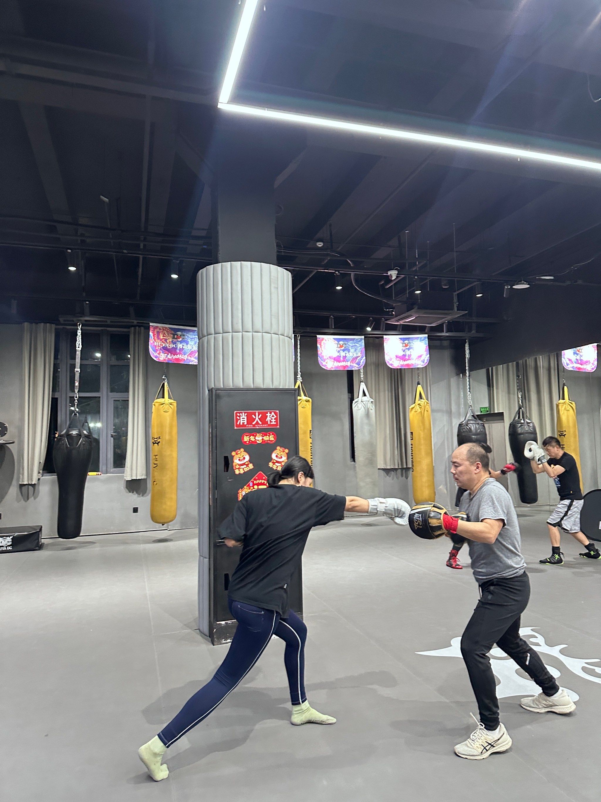 雄风披靡拳击选手拳拳到位战胜对手