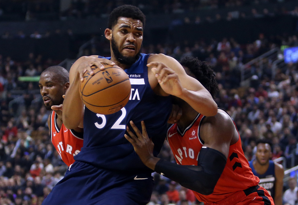 猛龙大胜森林狼,继续领先 猛龙大胜森林狼,继续领先